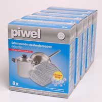 Stahlwollpads mit Seife -15 St.